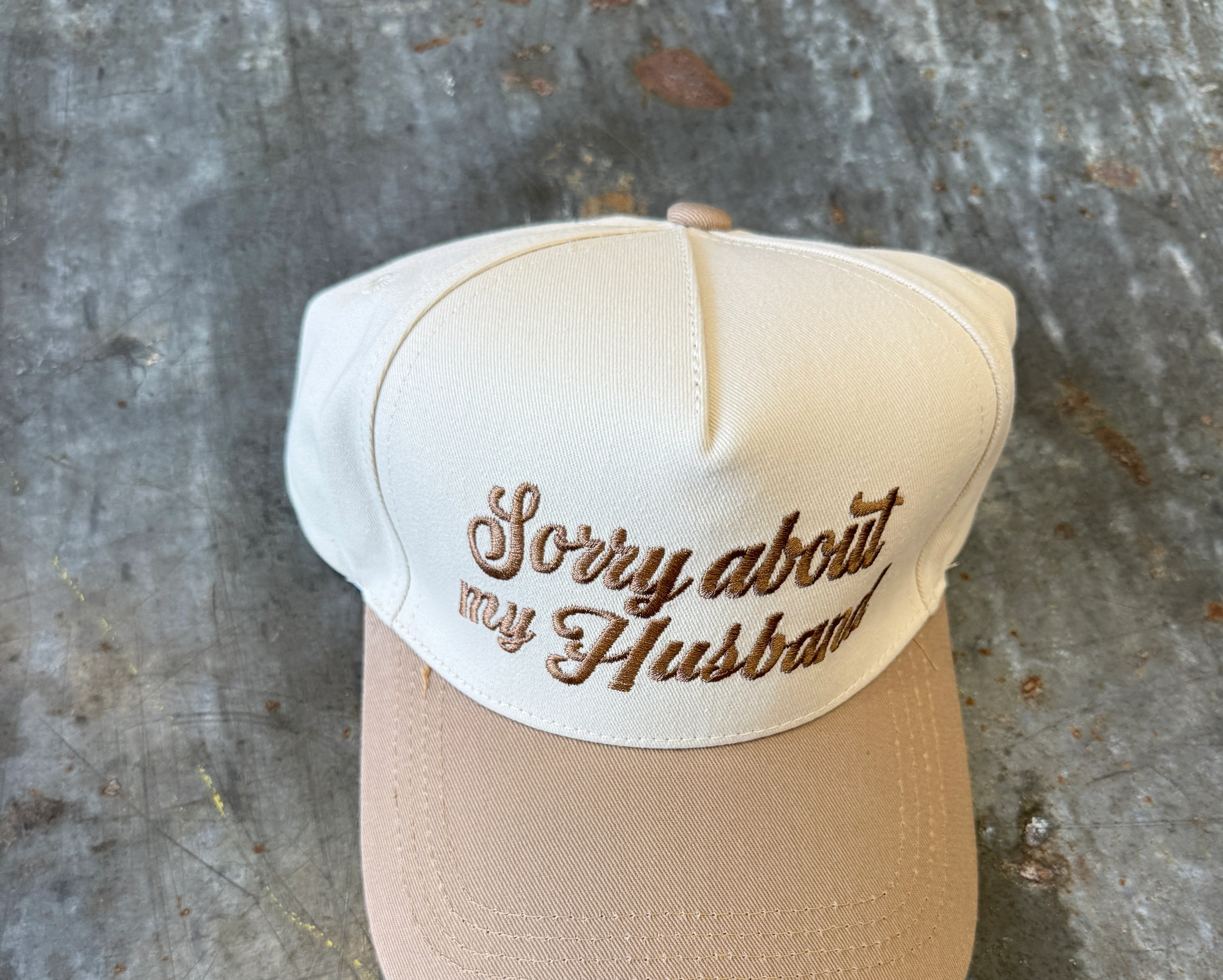 Sorry About My Husband Hat-Hats-Zenana-The Silo Boutique, Women's Fashion Boutique Located in Warren and Grand Forks North Dakota