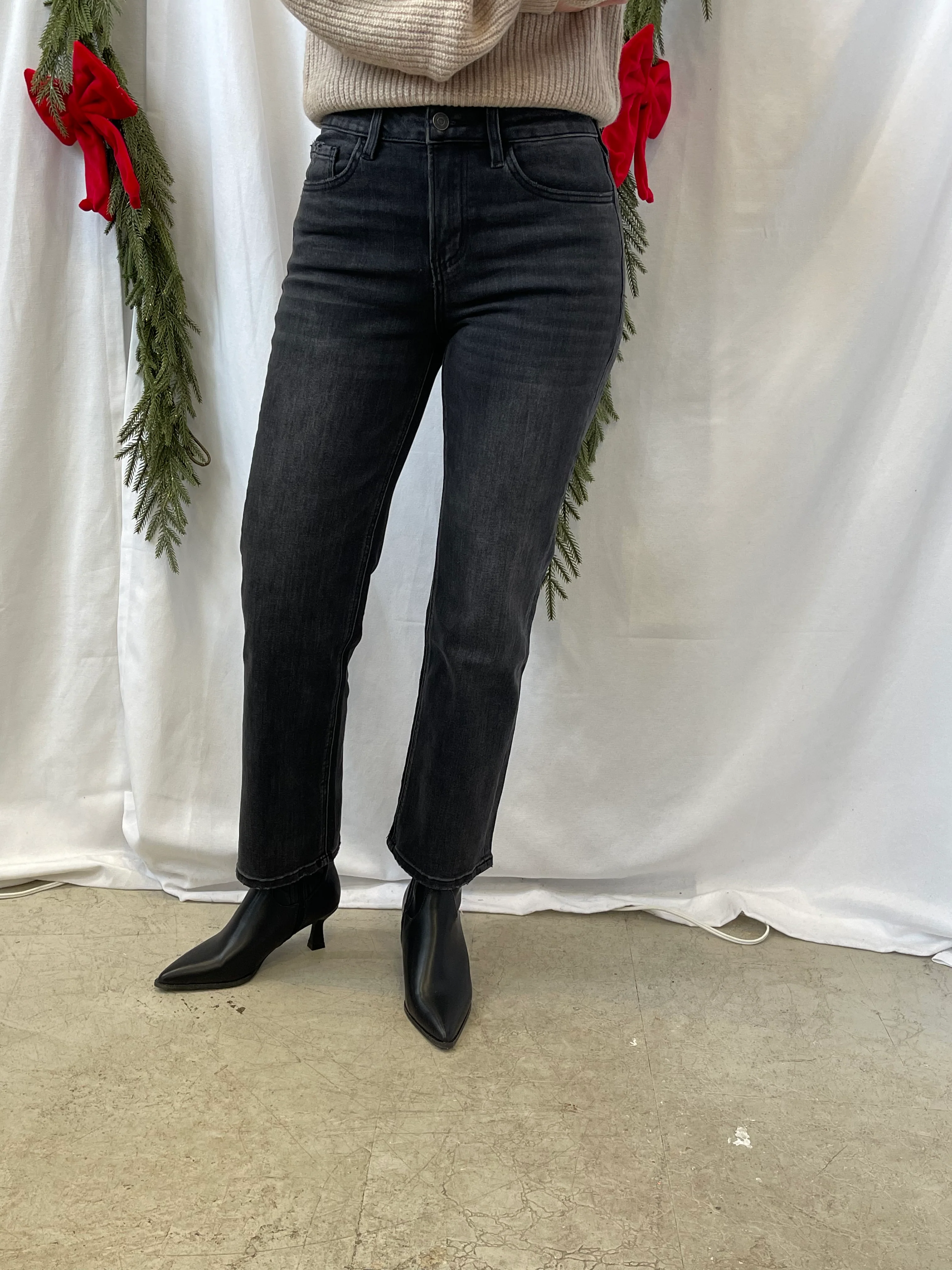 Flying Monkey Luminary Black Jeans-Jeans-flying monkey-The Silo Boutique, Women's Fashion Boutique Located in Warren and Grand Forks North Dakota