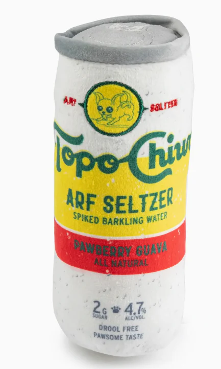 Topo Chiwawa Seltzer Squeaker Dog Toy-Dog Toys-haute diggity-The Silo Boutique, Women's Fashion Boutique Located in Warren and Grand Forks North Dakota
