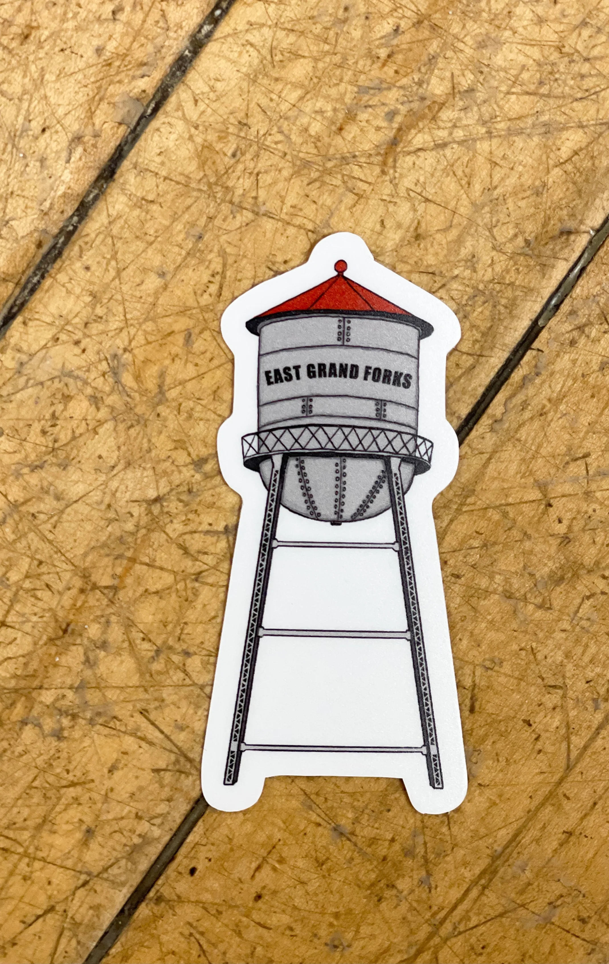 East Grand Water Tower Sticker-Stickers-nice enough-The Silo Boutique, Women's Fashion Boutique Located in Warren and Grand Forks North Dakota