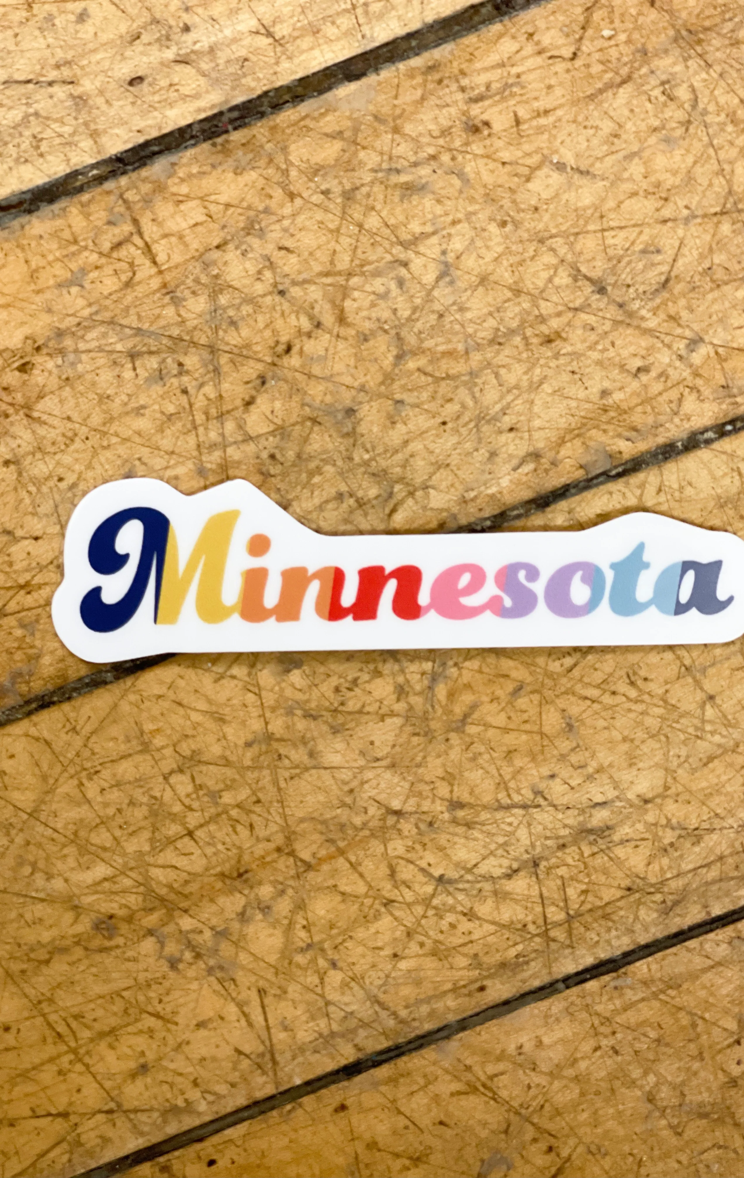 Minnesota Bubble Sticker-Stickers-nice enough-The Silo Boutique, Women's Fashion Boutique Located in Warren and Grand Forks North Dakota